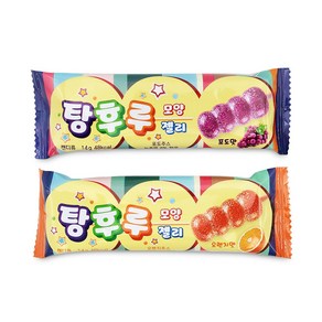 탕후루 모양 젤리 14g (랜덤) 과일맛 꼬치젤리, 1개