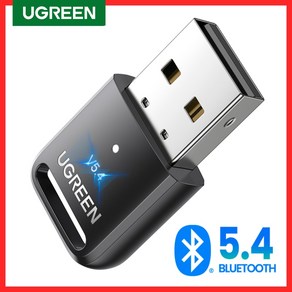 블루투스 수신기 동글이 UGREEN USB 5.3 5.4 동글 어댑터 PC 스피커 무선 마우스 키보드 음악 오디오 리시버 송신기, 없음, 1.Bluetooth 5.4, 1)Bluetooth 5.4