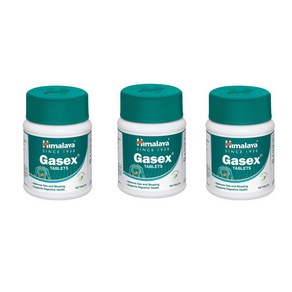 Himalaya Gasex Tablet  Fo Gas Bloating Digestion & Stomach Cae, 3개, 60정