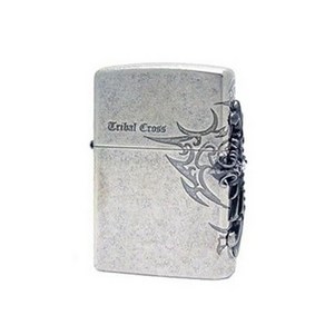 [바보사랑]ZIPPO SIDE TRIBAL CROSS EMB(SILVER)