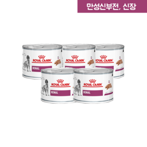 [로얄캐닌] 독 레날 200g x 5캔 신장질환 신부전 동물병원 처방사료, 5개, 닭
