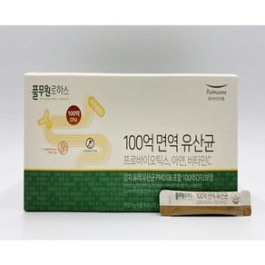 풀무원로하스 100억 면역 유산균 3개월분 (+1개월분 추가증정) 장건강 프로바이오틱스, 360g