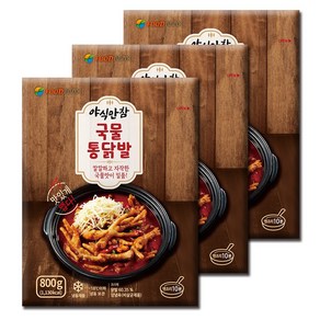 야식만참 국물통닭발 800g, 3개