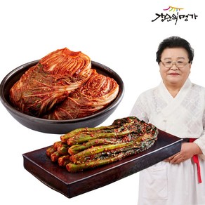 [강순의명가] 포기김치5kg+돌산갓김치3kg