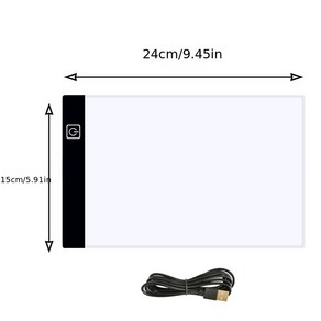 A2/A3/A4/A5 복사 보드 3층 조절 가능한 LED 라이트 패드 안구 보호 용이한 드로잉 보드 트레이싱 라이트 박스. 호박 그림 감사제 크리스마스 선물 부활절 선물용, 01 A5