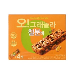 오리온 오!그래놀라 철분바 140G, 1개