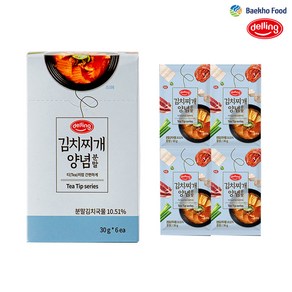 델링 간편요리 김치찌개분말 30gx6양념소스김치찌개소스, 6개, 30g