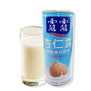 홍홍 중국식품 루루 아몬드음료 1캔 240ml 아몬드드링크 중국음료 견과음료, 1개