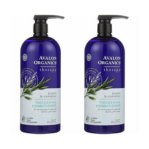 아발론 비오틴 B 콤플렉스 씨크닝 컨디셔너 Avalon Biotin B Thickening Conditione, 907g, 2개