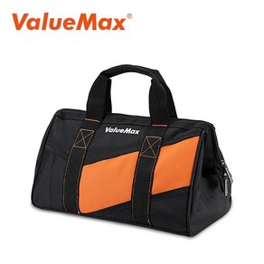 VALUEMAX 큰 오픈형 공구집 13인치 공구수납용 가방 33.5*21*22.5CM, 1개