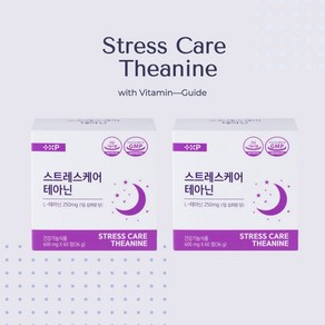 스트레스케어 테아닌 영양제, 2개, 60정