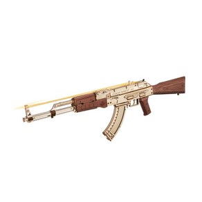 AK47 자동 고무줄 소총 LQ901 로보타임 Assault Rifle Toy Gun, 단품, 1개