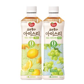 [동원] 보성홍차 아이스티 제로500ml 레몬12개 + 샤인머스캣12개