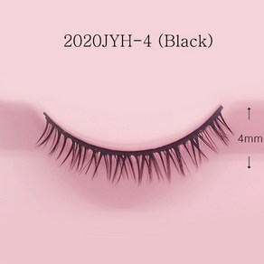 돌모아 구체관절인형 메이크업 인형전용 속눈썹 - 2020JYH-4 (Black)