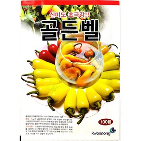 골든벨 100립 권농 25년 고추씨앗, 1개