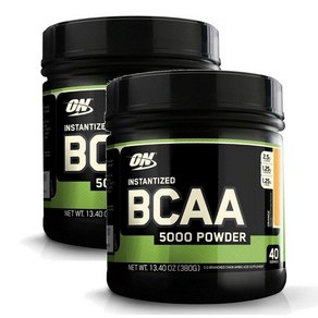 Optimum Instantized BCAA 옵티멈 BCAA 5000 오렌지 분리유청단백질, 2개, 380g