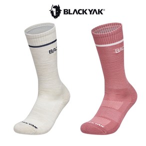 [블랙야크]22SS 여성용 동절용 울 양말 트레킹 등산 양말 선물용 야크울우먼삭스 2BYSCX2504, PINK