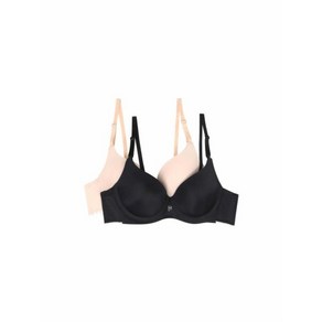 휠라 언더웨어 온라인단독 에센셜 와이어 브라 2PACK FI4BAE2491F BLK