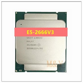 오리지널 Xeon E5-2666V3 E5 2666v3 E5 2666 v3 2.9 GHz 중고 10 코어 20 스레드 CPU 프로세서 25M 135W LGA 2011-3