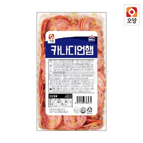 [사조오양] 국산돼지고기 79% 남부 카나디언햄 1kg 2-8EA(냉동)(각종토핑)_치즈왕자