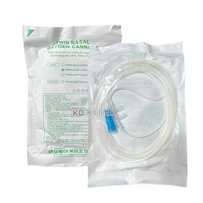 세운 나잘 산소캐뉼라 240cm 화이트 Twin Nasal Oxygen Cannula 코산소주입관 산소투여용