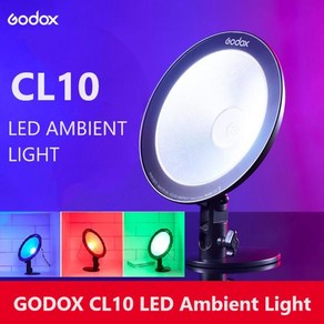 GODOX CL10 사진 조명 LED 웹캐스팅 앰비언트 라이트 셀카 링 조도 카메라 램프 메이크업 비디오, 01 빠른