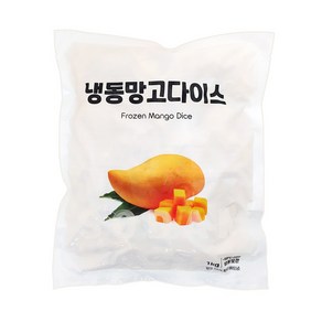 이안 냉동망고 다이스 1kg / 베트남산, 10개