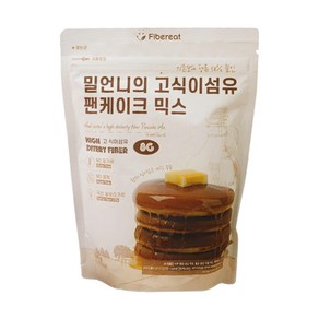 Fibeeat 밀언니의 고식이섬유 팬케이크 믹스, 1개, 500g