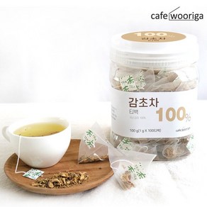 카페우리가 국내산 감초차 100티백, 100g, 100개입, 1개