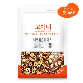 고미네 대추칩슬라이스 건대추, 1개, 250g