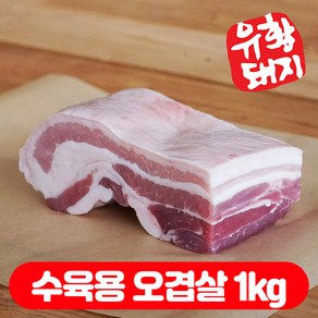 한돈 캠핑고기 1등급 국내산 유황 돼지고기 삼겹살 오겹살 목살 등갈비 500g 1kg, 2개