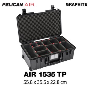 펠리칸에어 1535TP 그라파이트 (TREKPAK) PELICAN AIR 펠리칸 1535 /정품, 1개