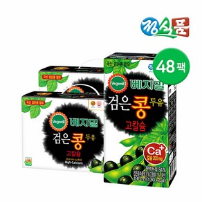 정식품 베지밀 검은콩두유 고칼슘 190ml 48팩, 48개