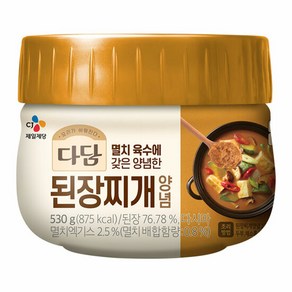 CJ제일제당 백설 다담 된장찌개 530g x 4개