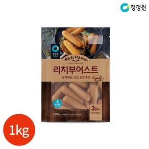 청정원 리치부어스트 1kg, 1개