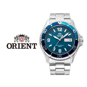 오리엔트 ORIENT 국내재고 마코 3 블루 남자 오토매틱 메탈 손목시계 RA-AA0818L19B