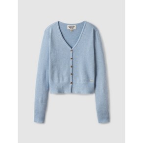 후아유 여성 V-NECK BUTTON CROP CARDIGAN WHCKE2381F