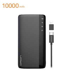 드리온 보조배터리 10000mAh, 블랙