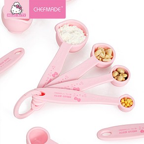 헬로키티 계량스푼 4종 세트 제빵 홈베이킹 홈카페, 시나모롤-4종세트, 1개