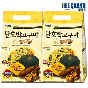 희창 단호박 고구마차 50T 총100T, 18g, 50개입, 2개