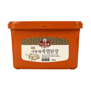 인산가 서목태 죽염된장 2.5kg 인산 죽염, 1개