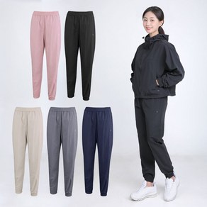 <스타일랑> 여성 나일론 조거 바지 / 원더 우븐 허리밴딩 운동복 트레이닝복 팬츠