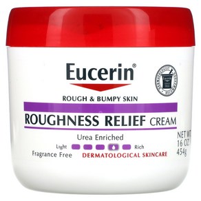 유세린 Eucerin 거친 피부 완화 크림(우레아) 향료 무함유 454g(16oz)