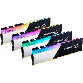 G.SKILL Tident Z Neo Seies Intel XMP DDR4 RAM 128GB 4x32GB 3200MTs CL16181838 1.35V 데스크탑 컴퓨터 메모리