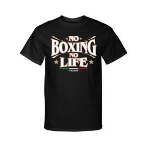 Unbanded No Boxing Life 팀 챔피언 복싱 스타일 그래픽 티 셔츠 티셔츠