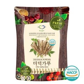 푸른들판 국산 더덕 가루 분말 100% HACCP 인증, 500g, 1개, 없음