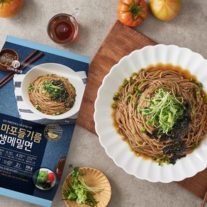 마포 들기름 메밀 막국수 356g 생면 간편한 밀키트 (2인분), 1개