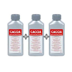 가찌아 석회질 제거 디스케일링 용액 250ml 3팩 / Gaggia Decalcifie Descale Solution 250ml 3 Bottles, 3개