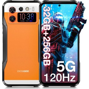 DOOGEE V20S 5G 러기지 스마트폰 공기계 잠금해제, 256GB, 검은색