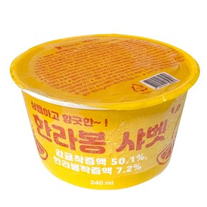 [541] 지엔씨 판다 한라봉 샤베트 240ml